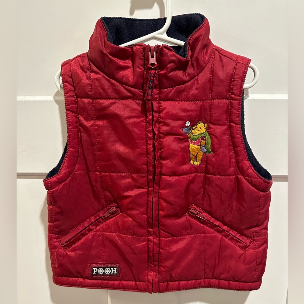 Vintage Winnie The Pooh Puffer Vest Sz. XS